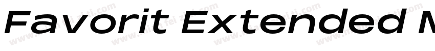 Favorit Extended Med字体转换